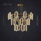 Кольцевые люстры и светильники KEZIA Z 24 лампы Lampatron 6390-17192