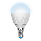 Лампочка светодиодная Uniel LED-G45 7W/NW/E14/FR PLP01WH картон