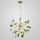 Люстра AGATE 6 16 ламп. Цвет зеленый. Lampatron 1065-8155