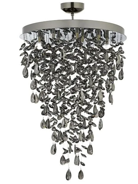 Люстра потолочная Arti Lampadari Flusso H 1.4.55.639 N Nickel Люстра потолочная Arti Lampadari Flusso H 1.4.55.639 N Nickel