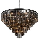Большая Многоярусная Люстра Odeon Smok Glass 7-Tier Стекло Смок Диаметр 118 См 156504-22 ImperiumLoft