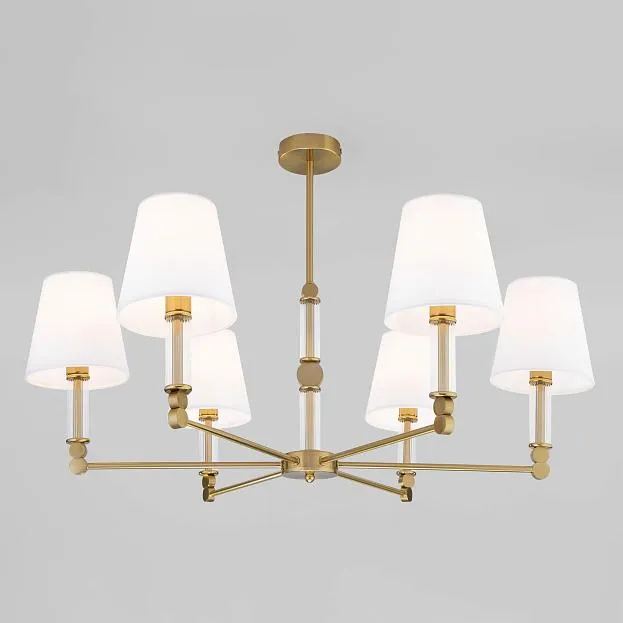 Потолочная люстра Eurosvet 60145/6 латунь Conso a061950