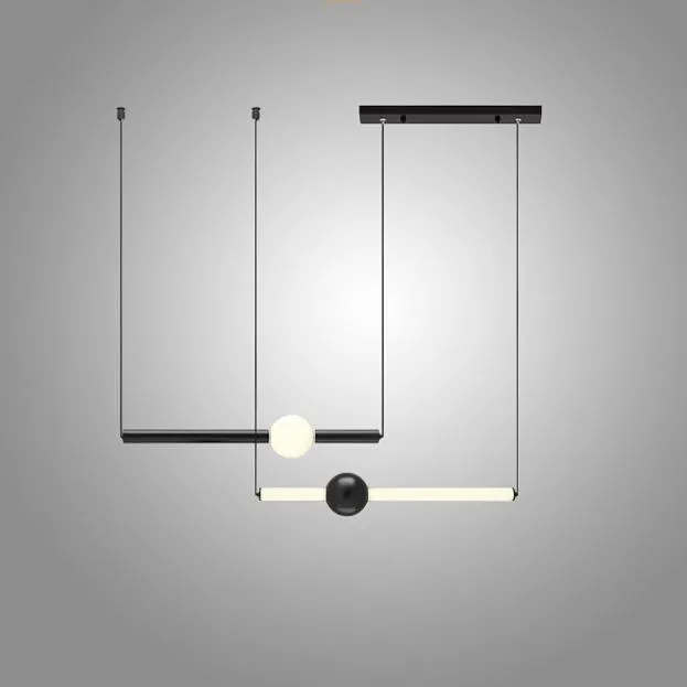 Подвесной светильник WAND HRZ L2 L50 Black ImperiumLoft 345124-23 wand-hrz01