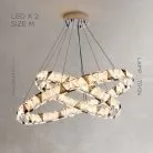 Кольцевые люстры и светильники ALEKSANDRIN Два кольца. 60 + 80 см Lampatron 6146-16519