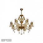 Подвесная люстра iLamp 61078-8+4 BR Asia