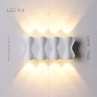 Бра HUBERT 8 ламп. Цвет Белый Lampatron 6139-16493