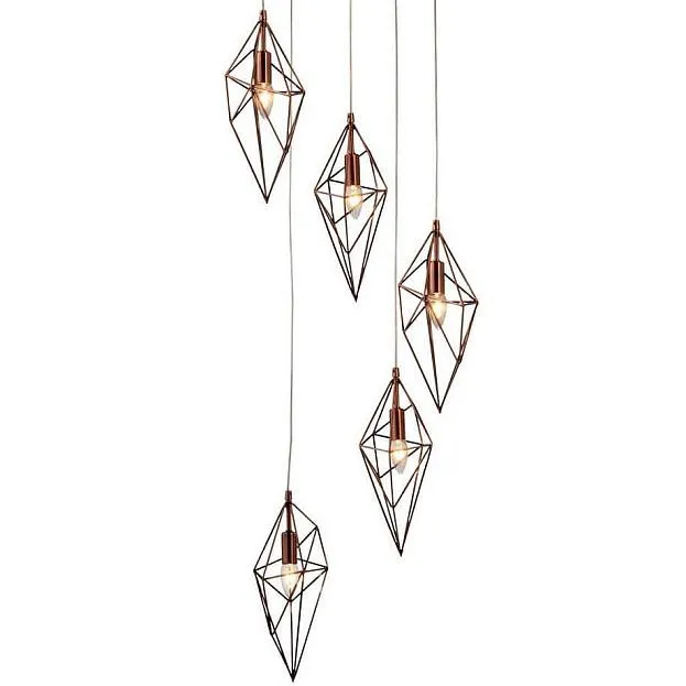 Люстра Volumetric Polygons Copper ImperiumLoft 147800-22 40.2536