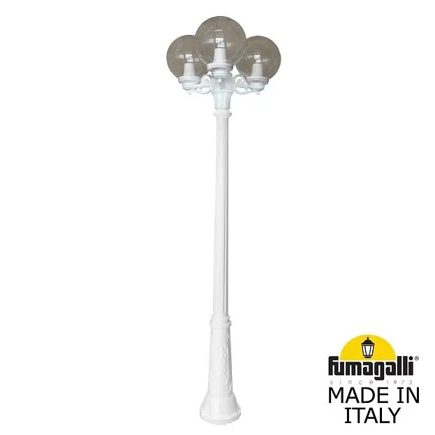 Садово-парковый фонарь FUMAGALLI RICU BISSO/G250 3L G25.157.S30.WZE27 Белый