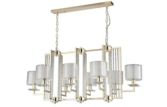 Люстра Crystal Lux NICOLAS SP8 L1000 GOLD/WHITE 3401/308L