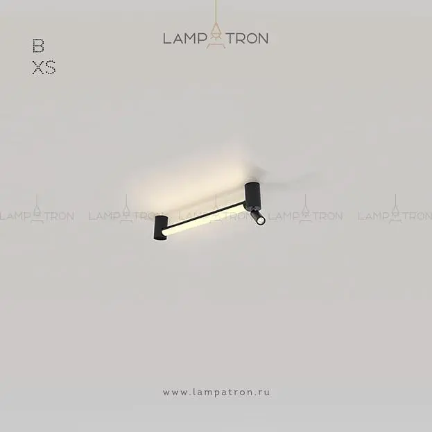 Потолочный светильник FORCE Тип B. Размер XS. Цвет Черный Lampatron 4163-10299 Потолочный светильник FORCE Тип B. Размер XS. Цвет Черный Lampatron 4163-10299
