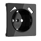 Накладка для розетки USB (черный акрил) Werkel W1179548 a064050