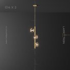 Подвесной светильник JULIET LUX 3 лампы Lampatron juliet-lux-3 6645-18175