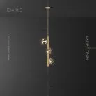 Подвесной светильник JULIET LUX 3 лампы Lampatron juliet-lux-3 6645-18175