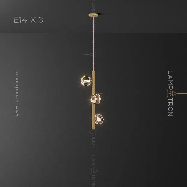 Подвесной светильник JULIET LUX 3 лампы Lampatron juliet-lux-3 6645-18175 Подвесной светильник JULIET LUX 3 лампы Lampatron juliet-lux-3 6645-18175