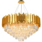 Подвесная люстра NATALI KOVALTSEVA VERTIGO 81440/12C GOLD