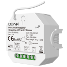 Диммер RF+Push, AC 230В без подключения нейтрали, LED 200Вт, Push-Dim, Triac Donel DN18317DIMTriac200SF DDIM