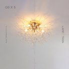 Потолочная люстра ROSALIA CH 5 ламп Lampatron rosalia-ch-5 5737-15007