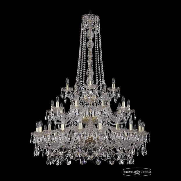 Люстра хрустальная 1411/20+10+5/400/h-158/3d G Bohemia Ivele Crystal