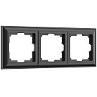 Рамка на 3 поста Werkel W0032208 (черный матовый) a051026