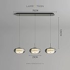 Подвесной светильник NOA 3 светильника на планке Lampatron 8648-24164