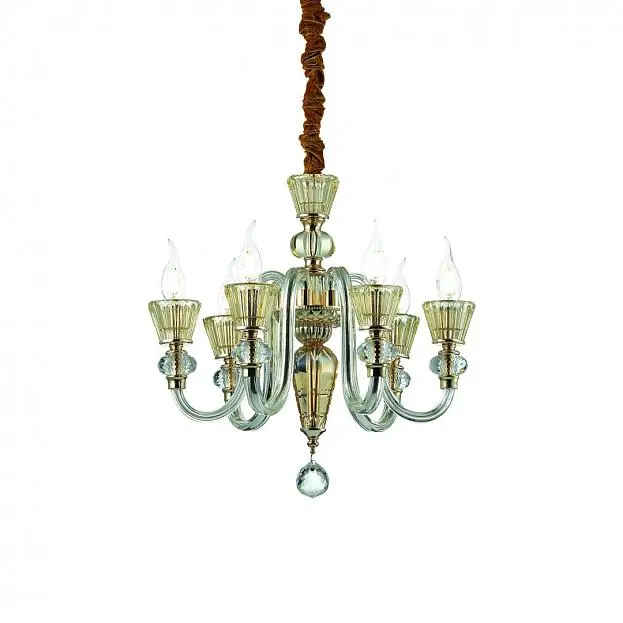 Подвесная люстра Ideal Lux 140605 STRAUSS SP6 Подвесная люстра Ideal Lux 140605 STRAUSS SP6