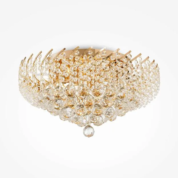 Люстра потолочная хрустальная Maytoni DIA120-09-G Karolina