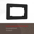 Рамка из поликарбоната для двойной розетки Arte Milano 502.16-double.black am