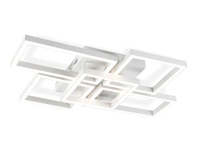 Потолочная люстра 90W 3000K-6400K 710*490*95 (ПДУ ИК) Ambrella light FA1011 ACRYLICA