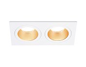 Встраиваемый светильник Ambrella light TN102831/2 WH/GD белый/золото GU5.3/2 178*93*50