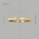 Кольцевые люстры и светильники MONSINE Размер M. Цвет Латунь Lampatron 5038-12842