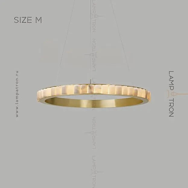 Кольцевые люстры и светильники MONSINE Размер M. Цвет Латунь Lampatron 5038-12842 Кольцевые люстры и светильники MONSINE Размер M. Цвет Латунь Lampatron 5038-12842