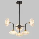 Люстра на штанге Imex MD.1232-6-P-BK+AGD