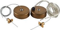 Подвесной комплект для магнитного шинопровода Donolux Suspension kit DLM/Black Bronze Magic track