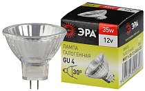Лампочка галогеновая ЭРА GU4-MR11-35W-12V-30CL