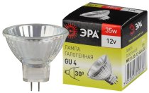 Лампочка галогеновая ЭРА GU4-MR11-35W-12V-30CL