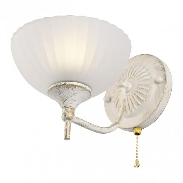 Бра с плафонами Arte Milano 340049/1W WT+G AM340049 Бра с плафонами Arte Milano 340049/1W WT+G AM340049