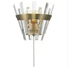 Бра хрустальное с выключателем Бронза Citilux CL307313 Вестерос