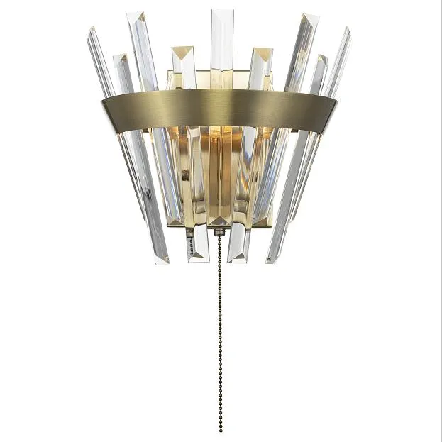 Бра хрустальное с выключателем Бронза Citilux CL307313 Вестерос Бра хрустальное с выключателем Бронза Citilux CL307313 Вестерос