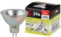 Лампочка галогеновая ЭРА GU5.3-JCDR (MR16) -50W-230V-CL