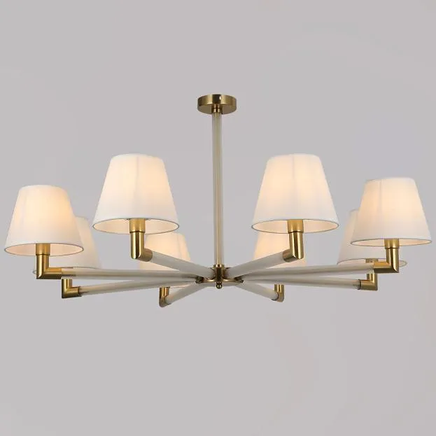 Потолочная люстра ILLUMICO IL0501-8P-79 BRASS Потолочная люстра ILLUMICO IL0501-8P-79 BRASS
