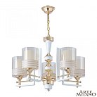 Люстра подвесная с плафонами 306087/5 Wh/Gd Arte Milano Florentia