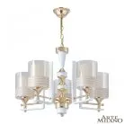 Люстра подвесная с плафонами 306087/5 Wh/Gd Arte Milano Florentia