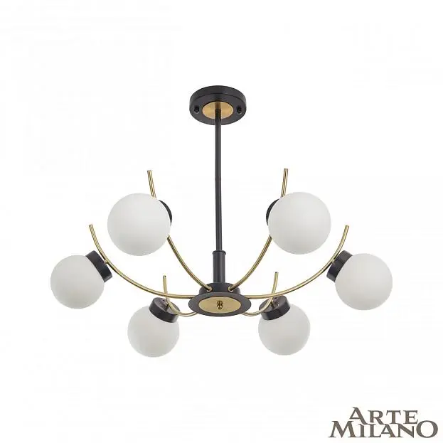 Люстра 276169/6 BK/GD Arte Milano Neapolis Люстра 276169/6 BK/GD Arte Milano Neapolis