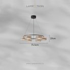 Кольцевые люстры и светильники EILERT RING 6 плафонов Lampatron eilert-ring-6 9051-25765