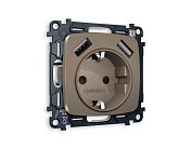 Комплект механизма электрической розетки Ambrella Volt MO639010 QUANT
