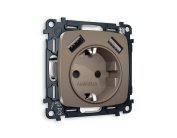 Комплект механизма электрической розетки Ambrella Volt MO639010 QUANT