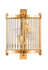 Бра Crystal Lux TADEO AP2 GOLD/TRANSPARENTE