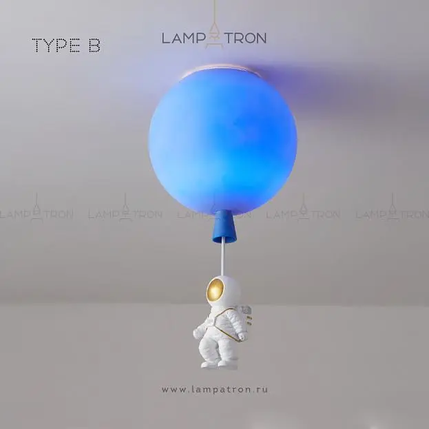 Потолочный светильник MERCURY Тип B. Размер L. Цвет Синий Lampatron 4289-12230 Потолочный светильник MERCURY Тип B. Размер L. Цвет Синий Lampatron 4289-12230