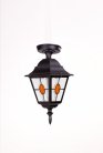 Потолочный светильник уличный Oasis Light 79905MAlgY Bl QUADRO M lead GLASS
