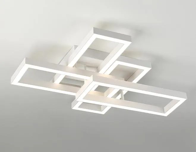 Потолочная люстра 65W 3000K-6400K 550*453*130 (ПДУ ИК) Ambrella light FA1001 ACRYLICA